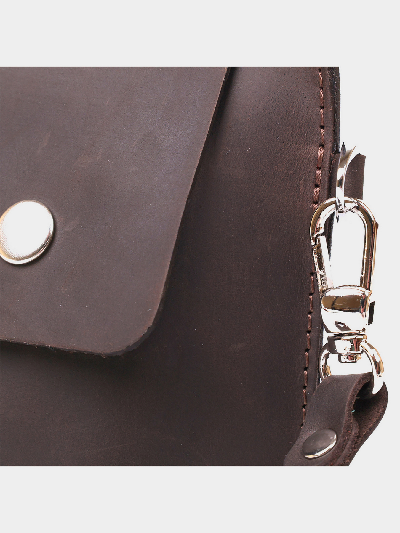 Шкіряна вінтажна тревел-косметичка Shvigel Коричневий Shvigel модель bag24_16428 Фото