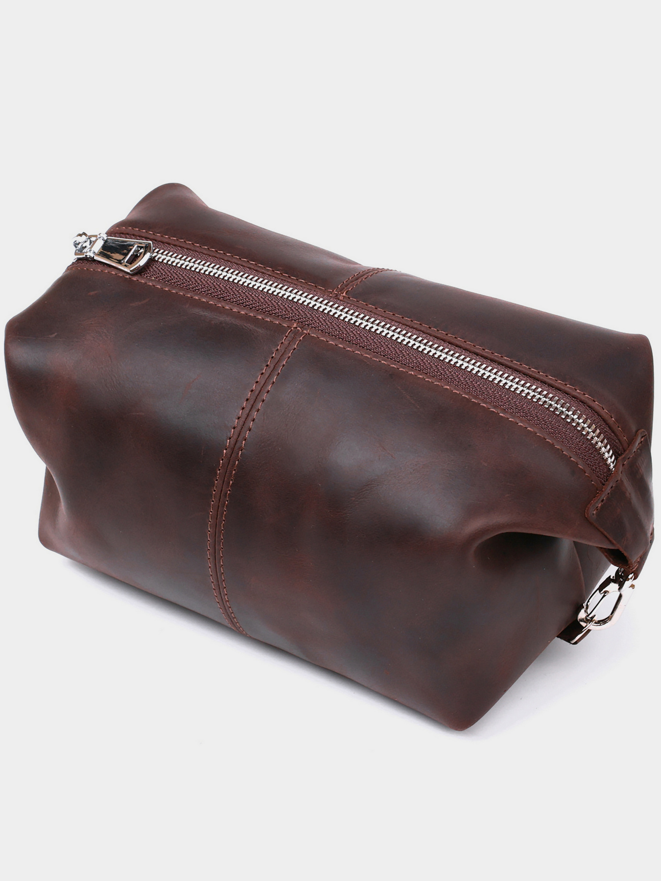 Шкіряний вінтажний органайзер Shvigel Коричневий Shvigel модель bag24_16398 Фото