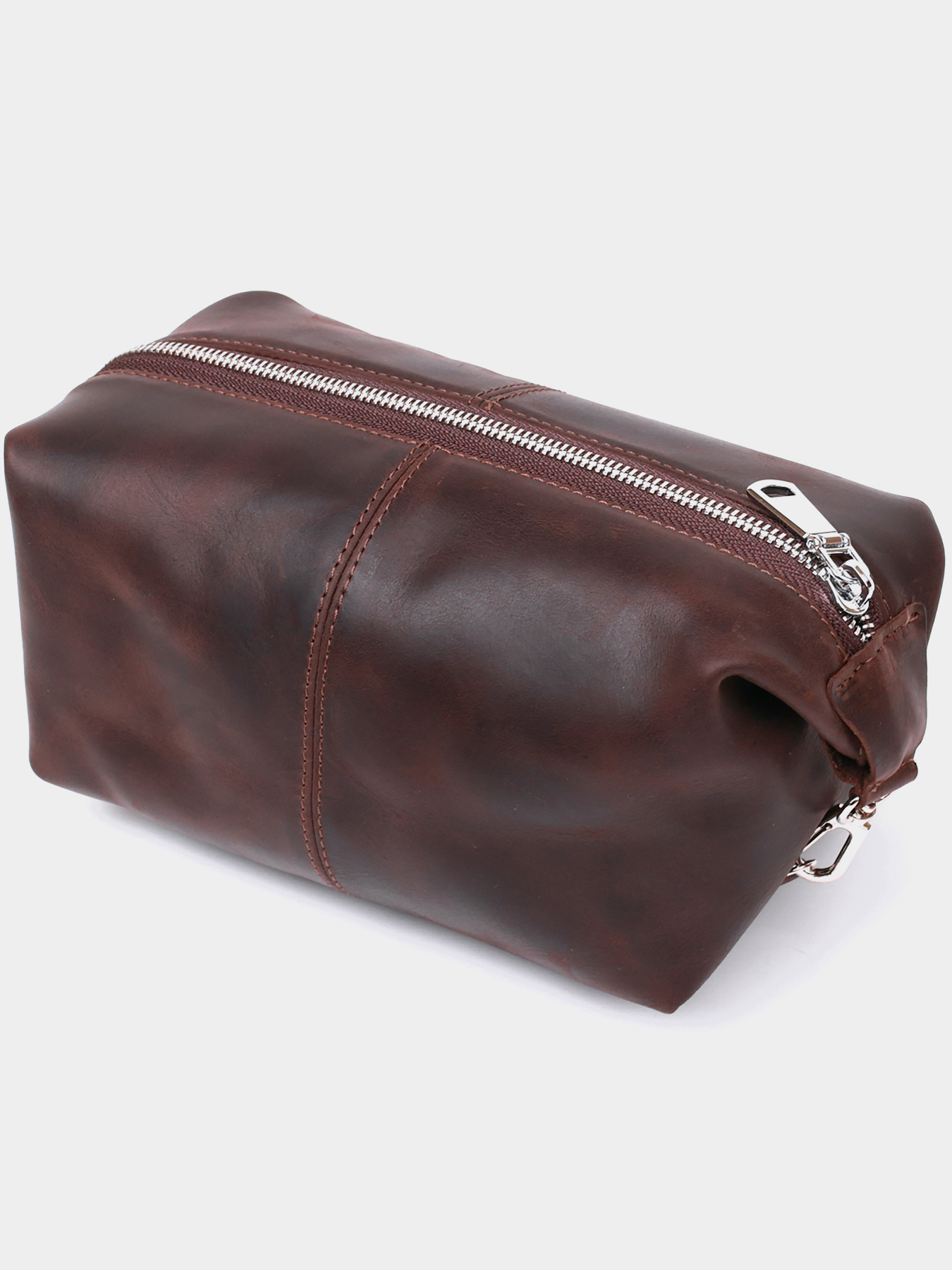 Шкіряний вінтажний органайзер Shvigel Коричневий Shvigel модель bag24_16398 Фото