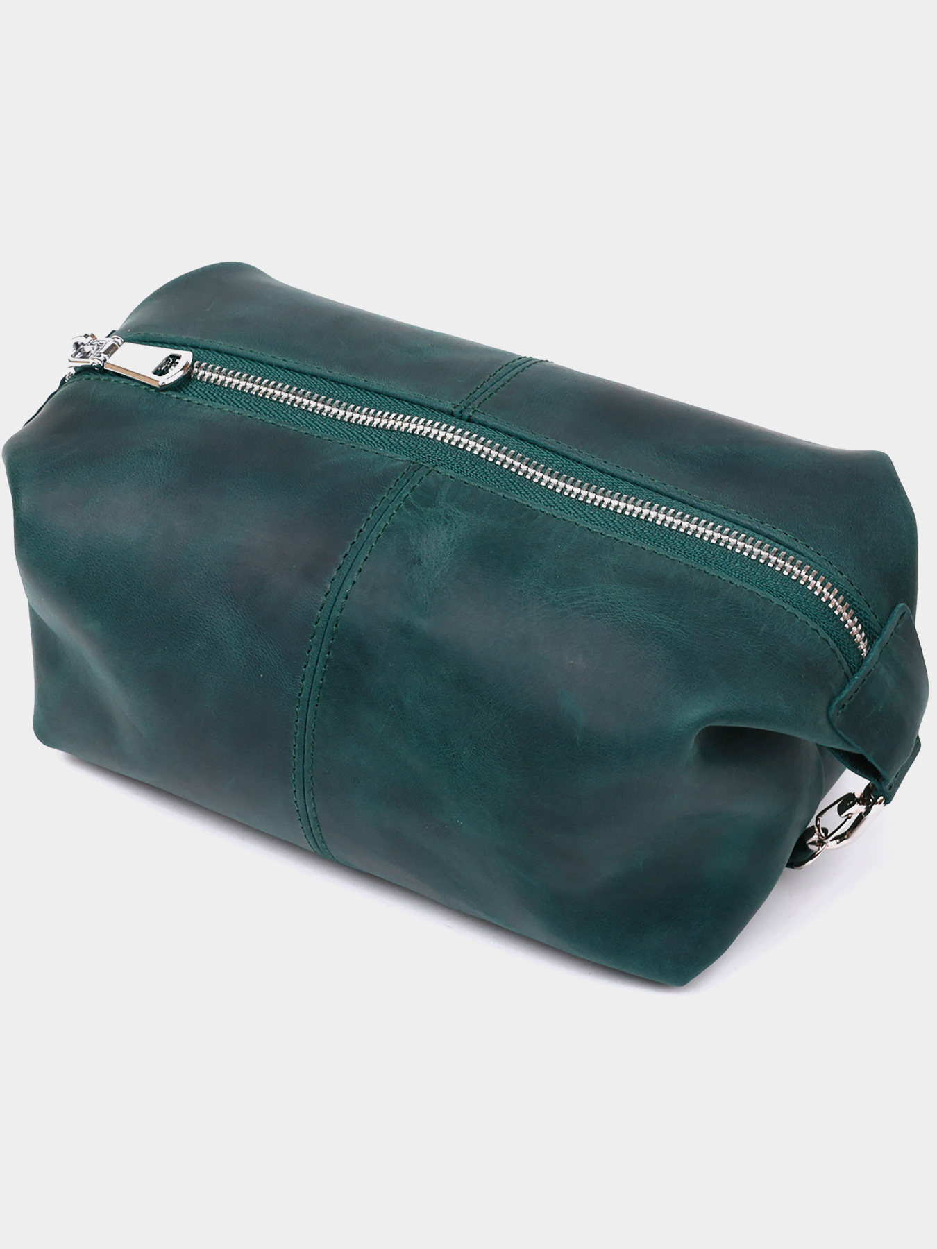 Шкіряний матовий органайзер Shvigel Зелений Shvigel модель bag24_16399 Фото