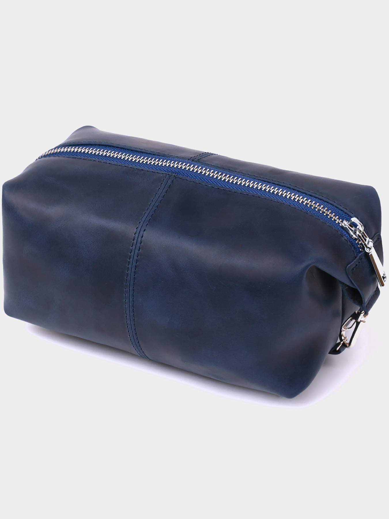 Добротний шкіряний органайзер Shvigel Синій Shvigel модель bag24_16401 Фото