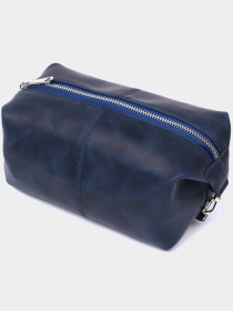 Добротний шкіряний органайзер Shvigel Синій Shvigel модель bag24_16401 Фото