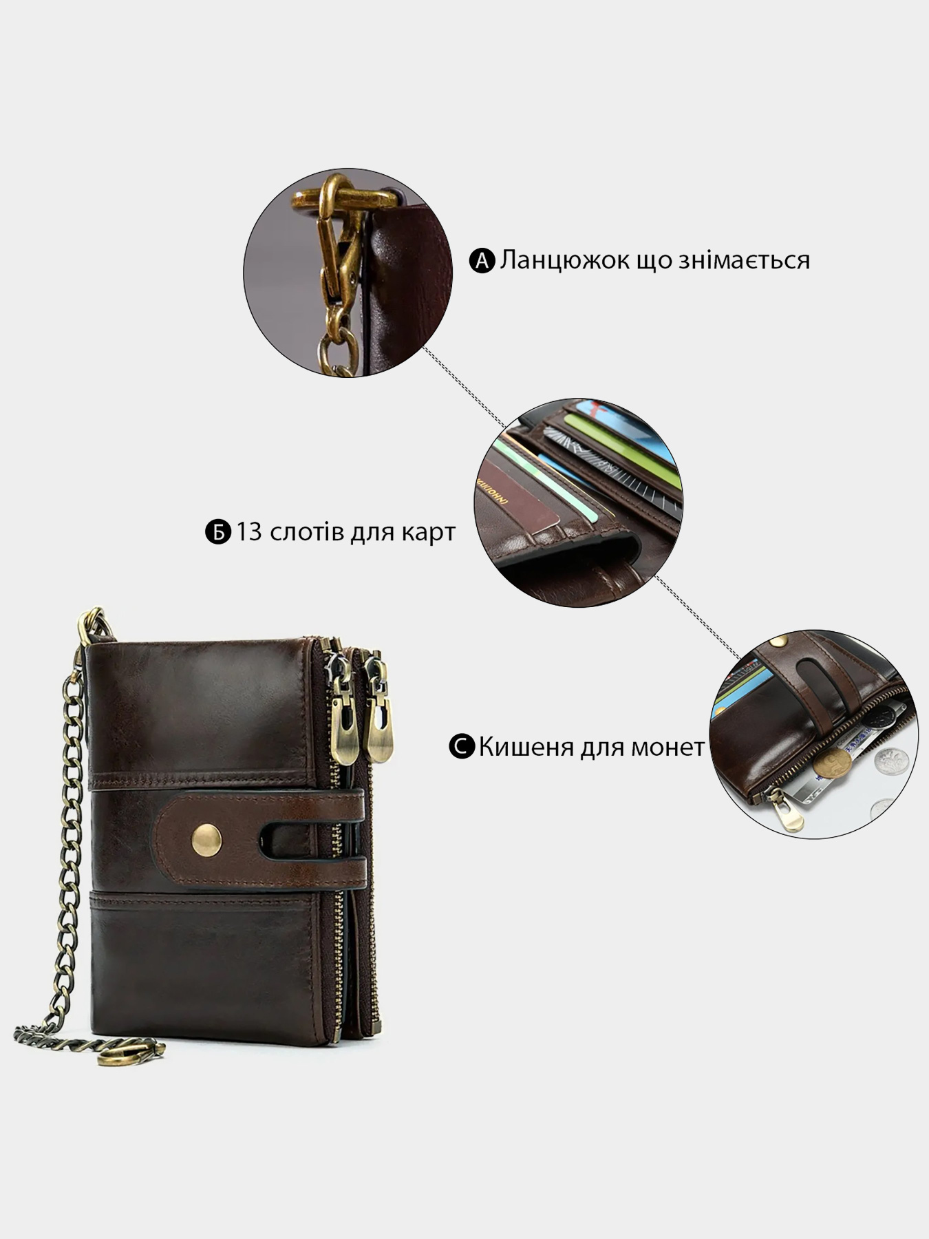 Гаманці Vintage модель bag24_14682 Гаманці Vintage модель bag24_14682 Фото