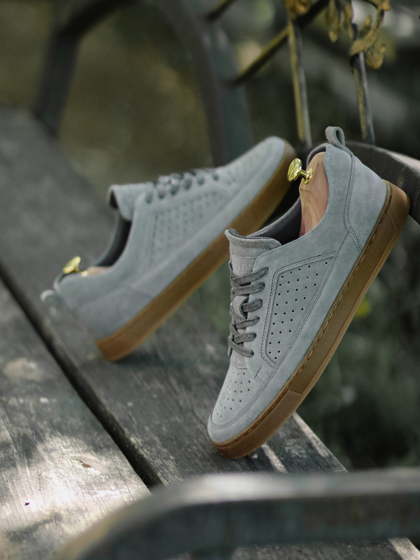 Кеди Legessy модель LEEDS_GREY_PERF Фото