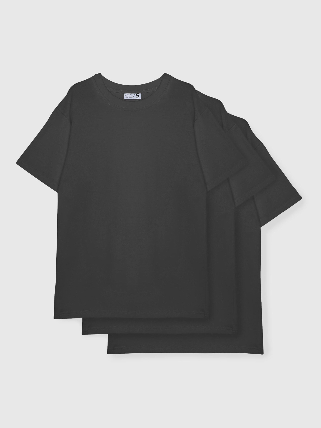 Футболки і поло Bezlad модель nabir-futbolok-bezlad-set-t-shirt-basic-graphite Фото