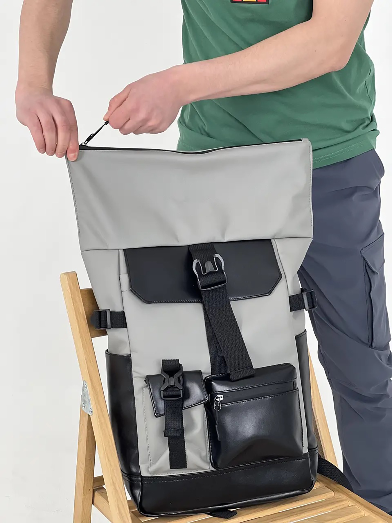Рюкзаки Tobeyou Rollnewman модель 2107646164 Рюкзаки Tobeyou Rollnewman модель 2107646164 Фото