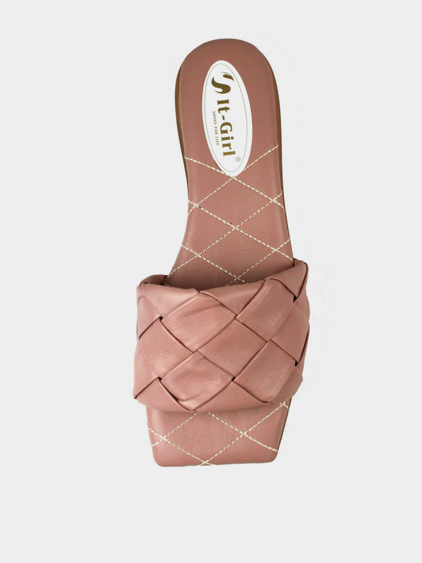 Шльопанці It-girl модель 2804-U12-pudra Шльопанці It-girl модель 2804-U12-pudra Фото