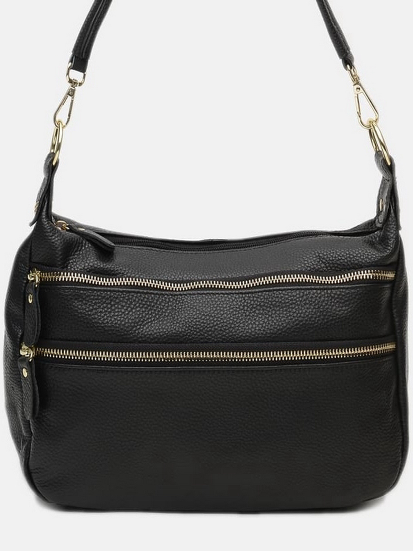 Сумки Borsa Leather модель K1213-black Фото