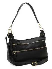 Сумки Borsa Leather модель K1213-black Фото