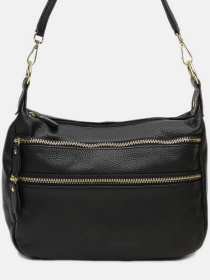 Сумки Borsa Leather модель K1213-black Фото