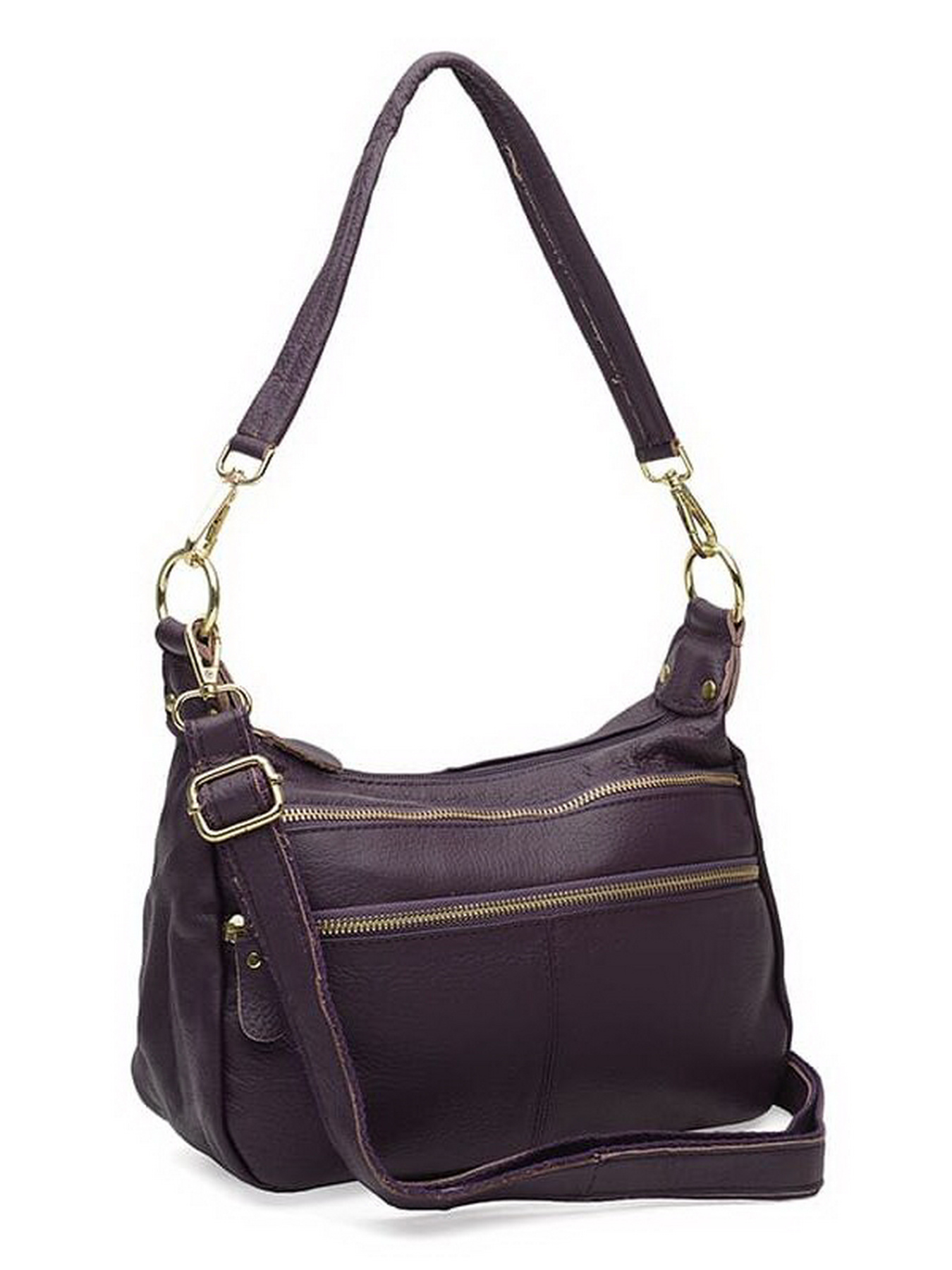 Сумки Borsa Leather модель K1213-violet Фото