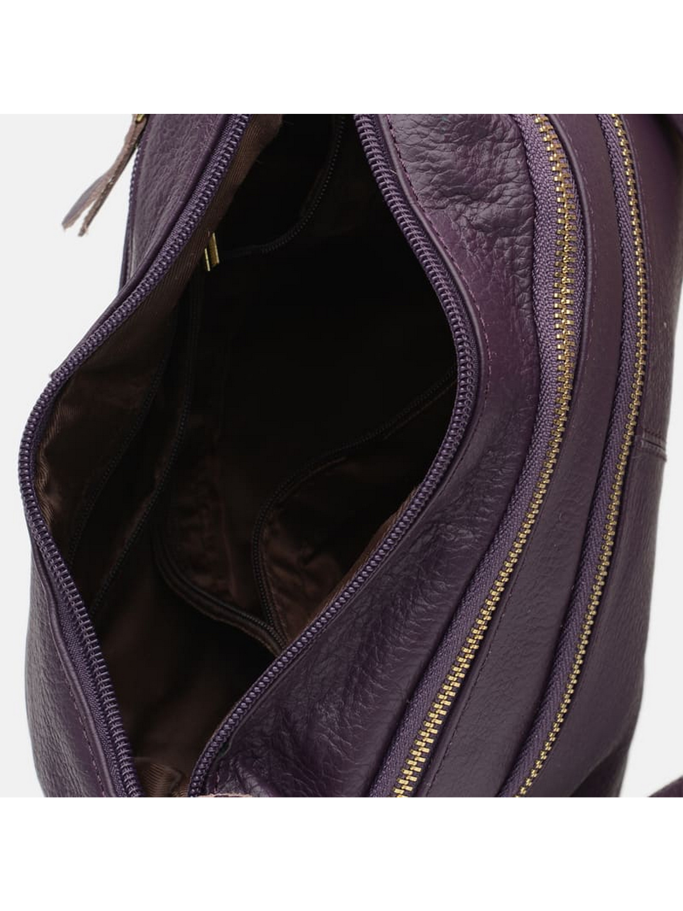 Сумки Borsa Leather модель K1213-violet Фото