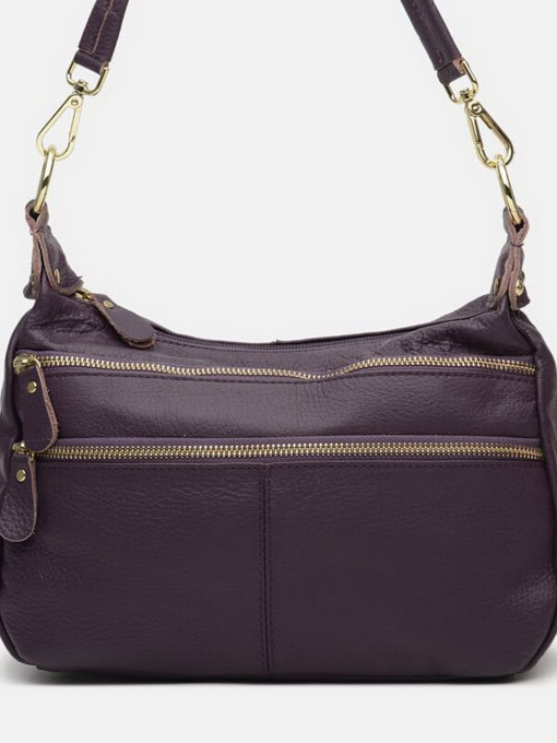 Сумки Borsa Leather модель K1213-violet Фото