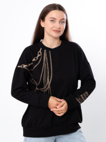 Худі та світшоти Носи своє модель 8355-057-33-chornij Фото