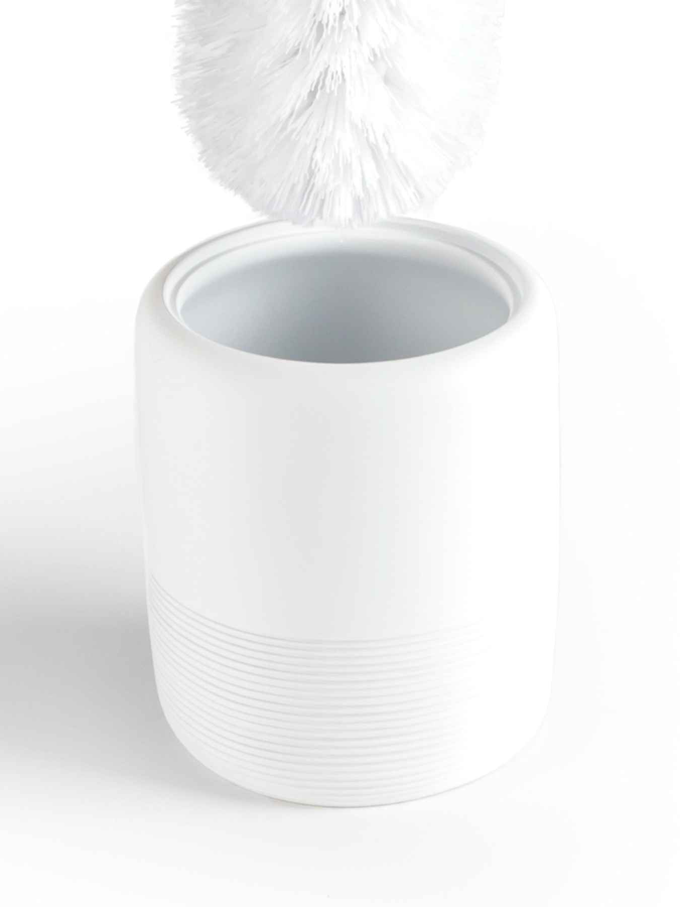 Йоржик для унітазу білий Boston MBM HOME модель BA-06 WHITE Фото