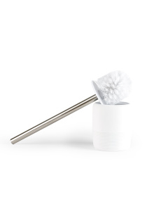 Йоржик для унітазу білий Boston MBM HOME модель BA-06 WHITE Фото