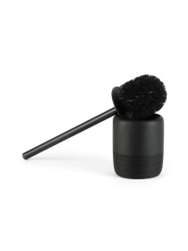 Йоржик для унітазу чорний Boston MBM HOME модель BA-06 BLACK Фото