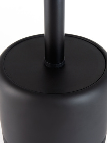 Йоржик для унітазу чорний Boston MBM HOME модель BA-06 BLACK Фото