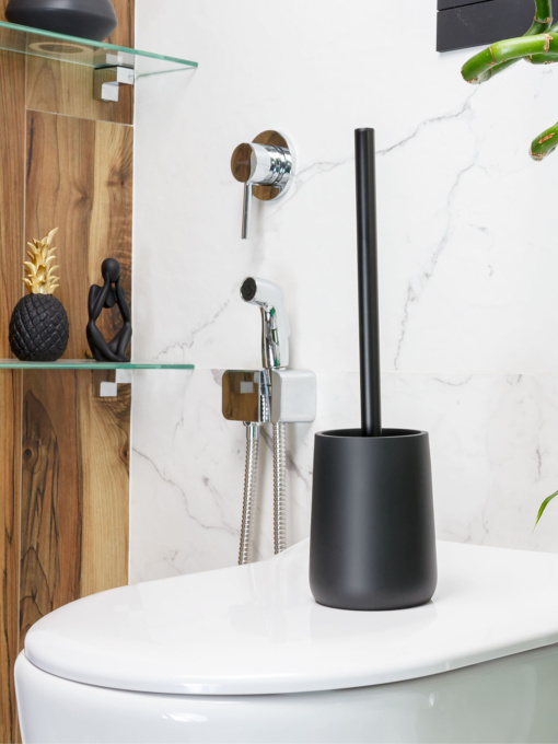 Ершик для унитаза черный Richmond MBM HOME модель BA-10 BLACK Фото