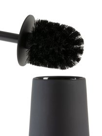 Йоржик для унітазу чорний Jersey MBM HOME модель BA-18 BLACK Фото