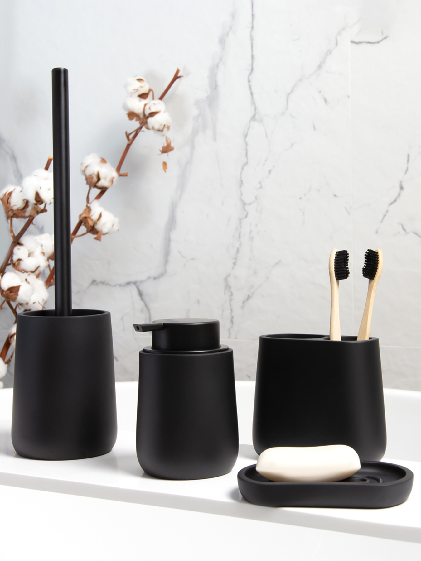 Мильниця чорна Richmond MBM HOME модель BA-07 BLACK Мильниця чорна Richmond MBM HOME модель BA-07 BLACK Фото