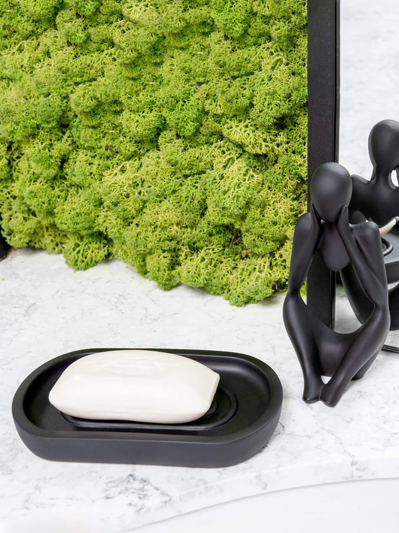 Мильниця чорна Richmond MBM HOME модель BA-07 BLACK Мильниця чорна Richmond MBM HOME модель BA-07 BLACK Фото