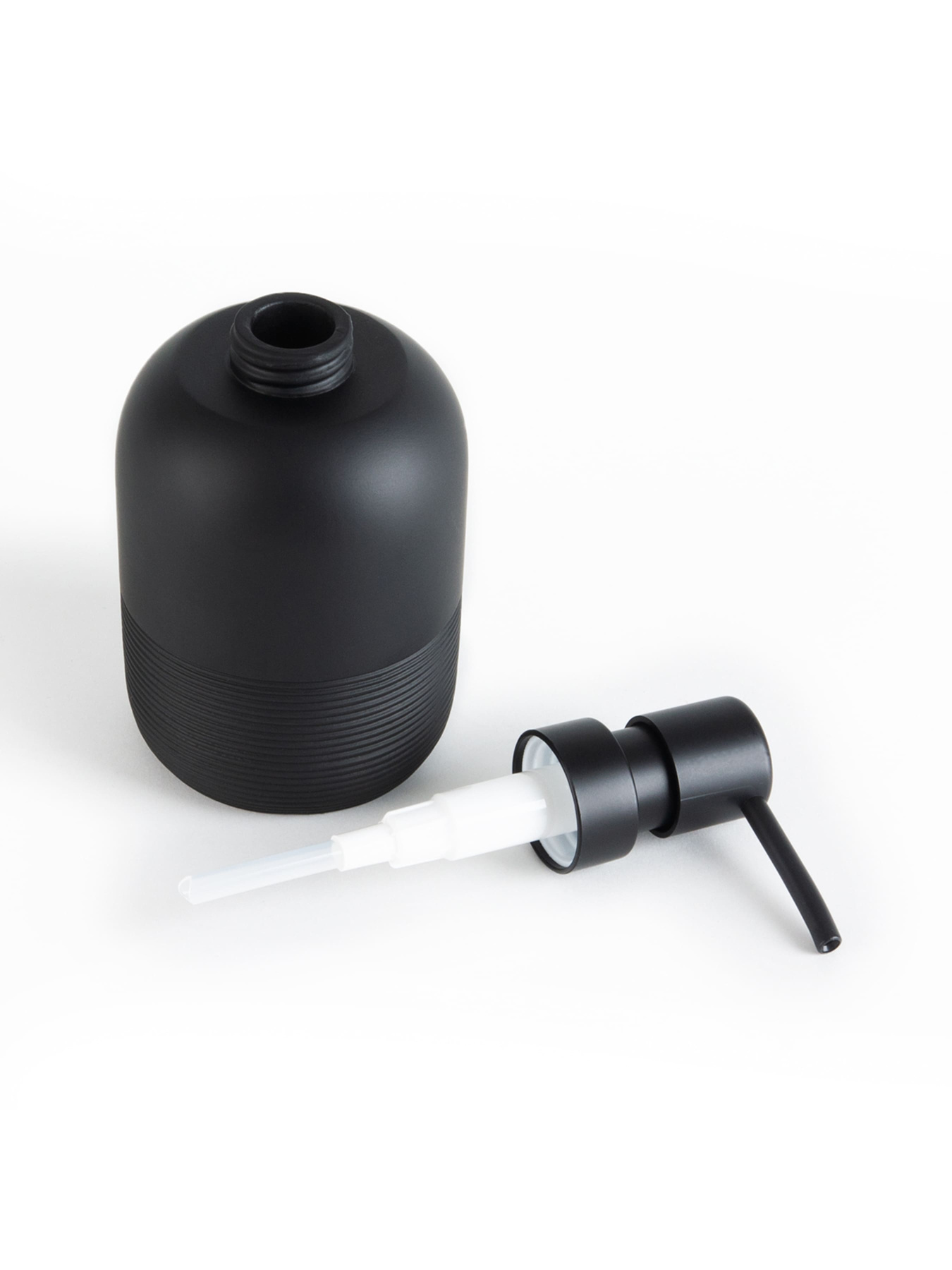 Диспенсер для рідкого мила чорний Boston MBM HOME модель BA-04 BLACK Фото