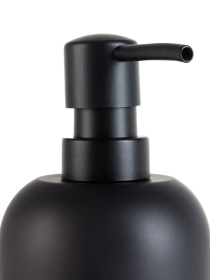 Диспенсер для рідкого мила чорний Boston MBM HOME модель BA-04 BLACK Фото