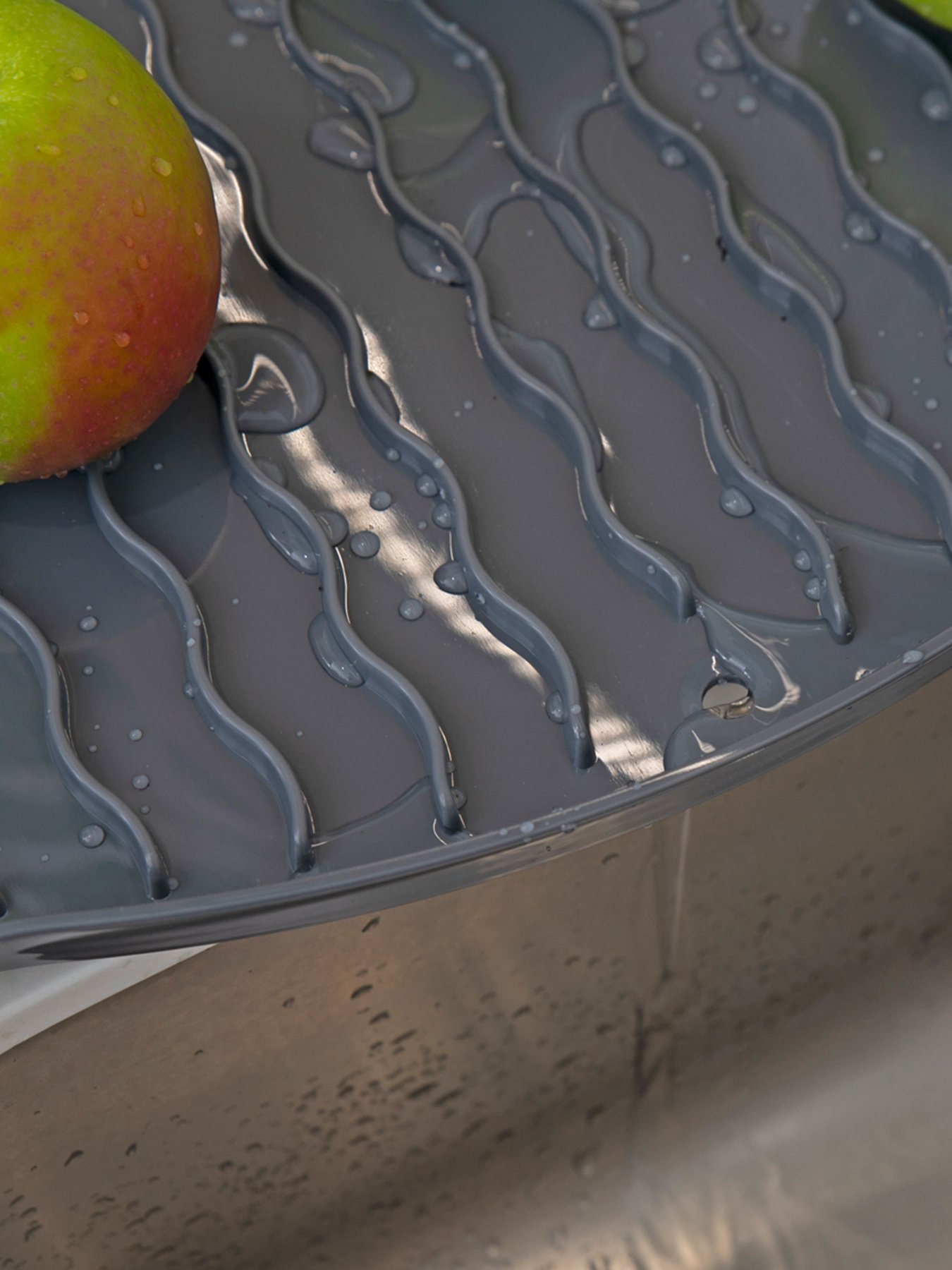 Сушарка для посуду сіра MBM HOME модель DR-01 GRAY Фото