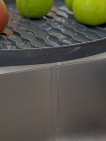 Сушарка для посуду сіра MBM HOME модель DR-01 GRAY Фото