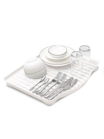 Сушарка для посуду біла MBM HOME модель DR-01 WHITE Фото