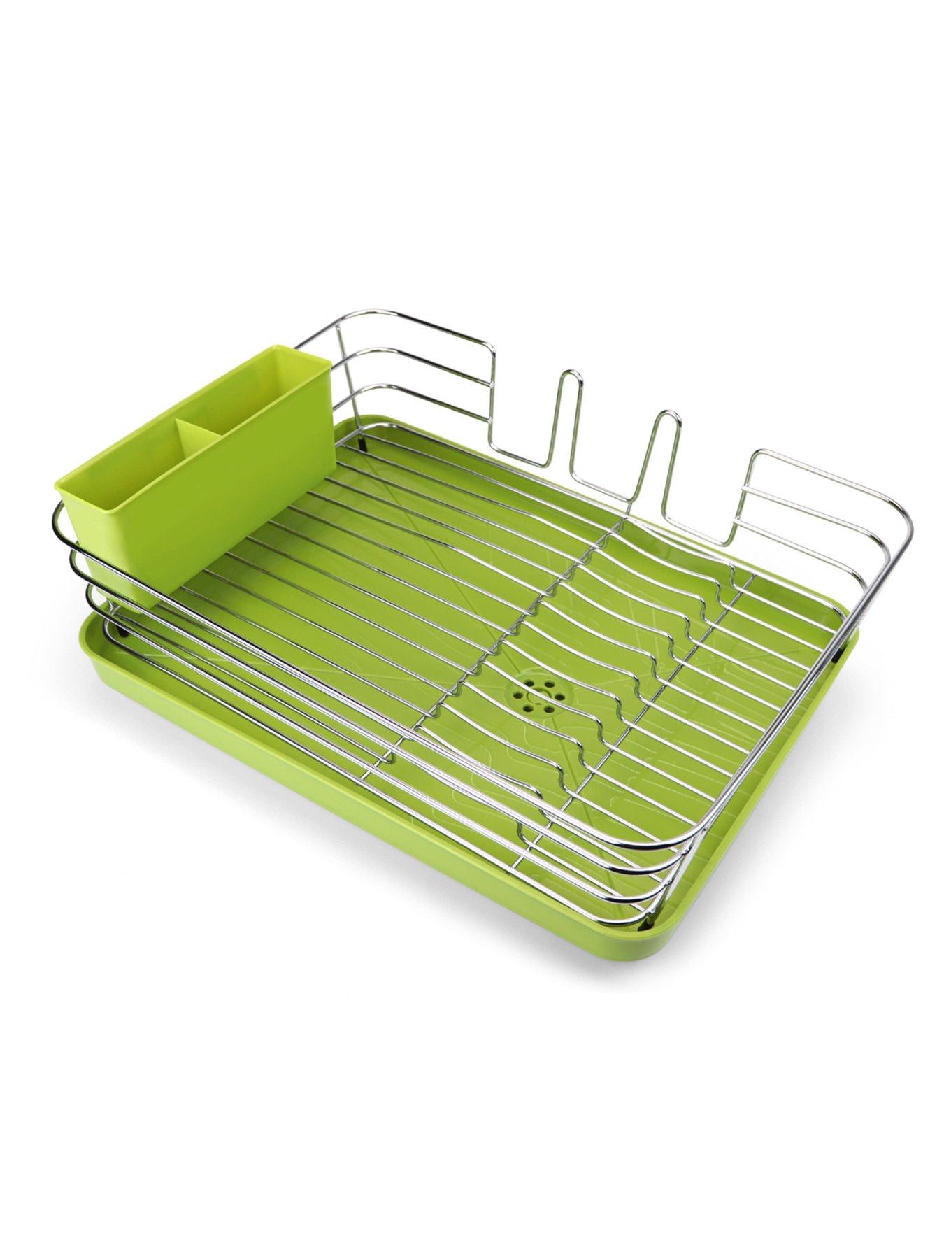 Сушилка для посуды с органайзером зеленая MBM HOME модель DR-02 GREEN Сушилка для посуды с органайзером зеленая MBM HOME модель DR-02 GREEN Фото