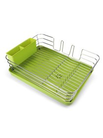 Сушилка для посуды с органайзером зеленая MBM HOME модель DR-02 GREEN Фото