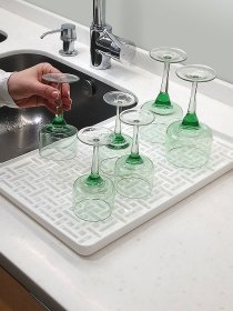 Сушилка для посуды с поддоном белая MBM HOME модель DR-04 WHITE Фото