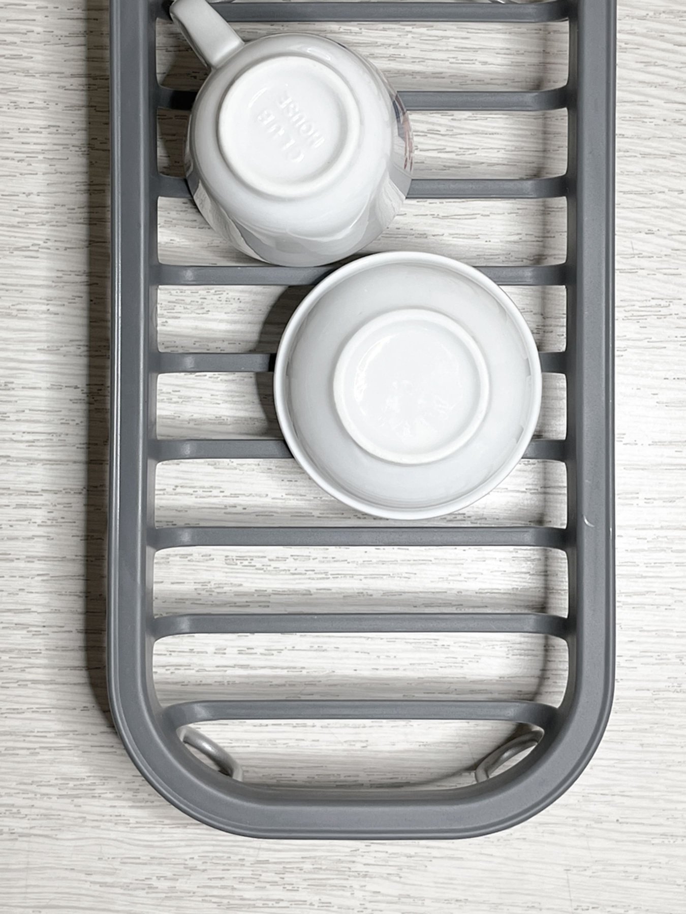 Сушарка для посуду сіра MBM HOME модель DR-05 GRAY Фото