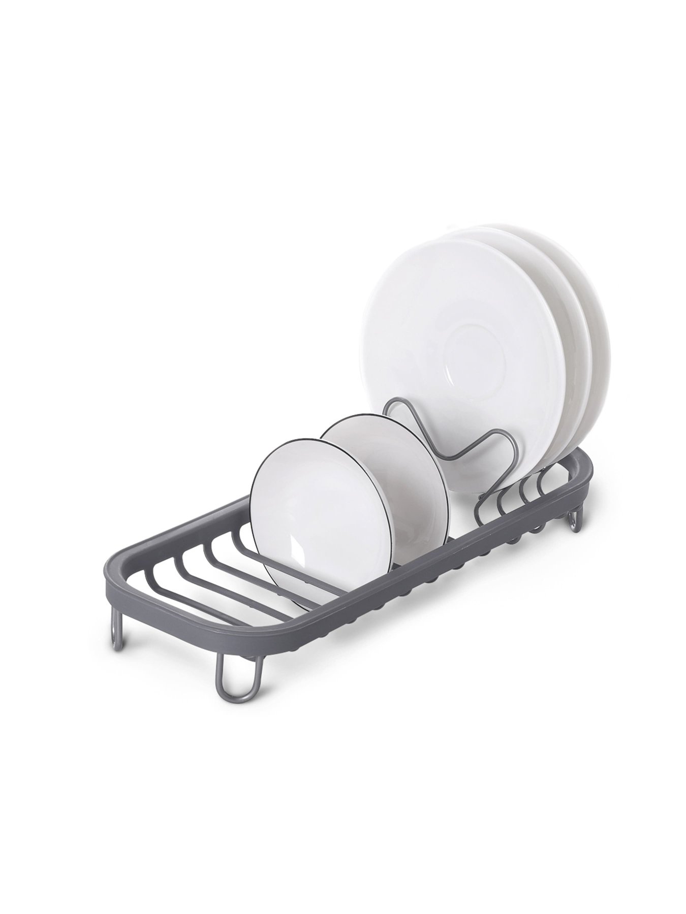 Сушарка для посуду сіра MBM HOME модель DR-05 GRAY Фото