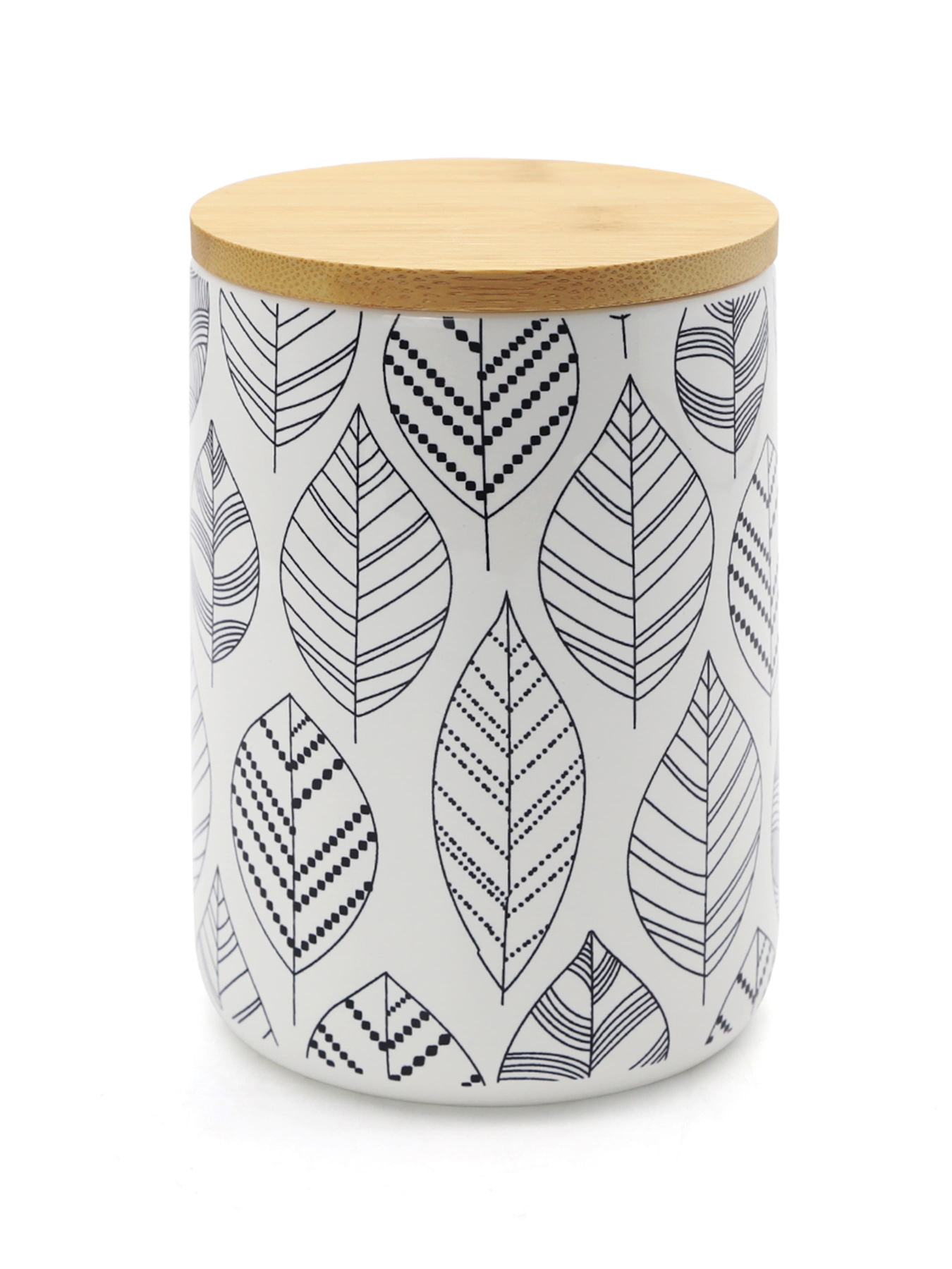 Емкость для хранения с узором белая/дерево MBM HOME модель KP-15 M WHITE/WOOD Емкость для хранения с узором белая/дерево MBM HOME модель KP-15 M WHITE/WOOD Фото