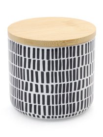 Ємність для зберігання з візерунком сіра/дерево MBM HOME модель KP-16 S GRAY/WOOD Фото