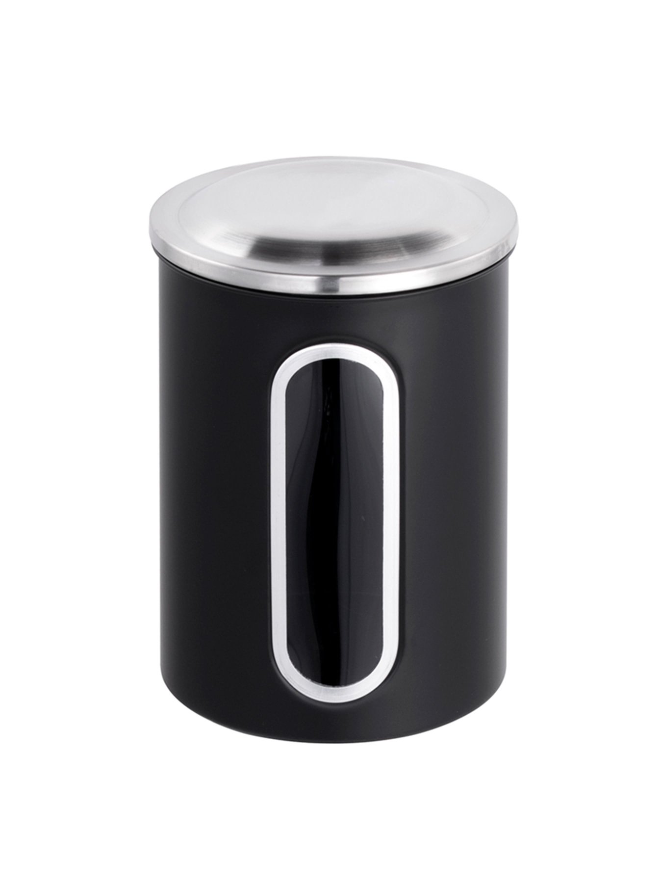 Емкость для хранения из нержавеющей стали черная MBM HOME модель KP-27 SS/BLACK Фото