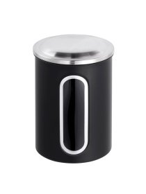 Емкость для хранения из нержавеющей стали черная MBM HOME модель KP-27 SS/BLACK Фото