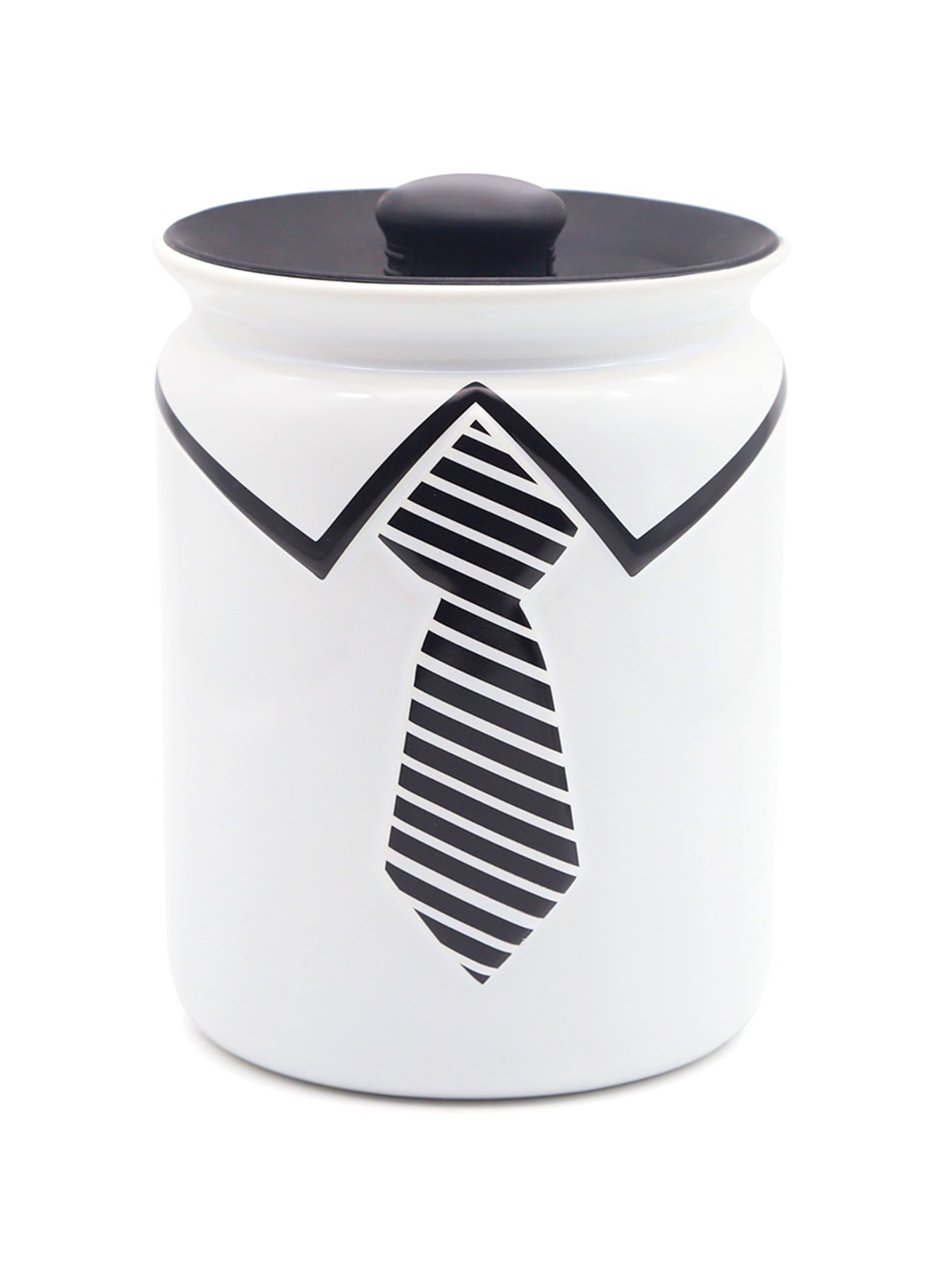 Емкость для хранения белая с черным MBM HOME модель KP-43 WHITE/BLACK Емкость для хранения белая с черным MBM HOME модель KP-43 WHITE/BLACK Фото