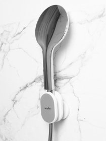 Тримач для душової лійки клейкий MBM HOME модель BP-27 WHITE/GRAY Фото