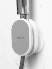 Тримач для душової лійки клейкий MBM HOME модель BP-27 WHITE/GRAY Фото