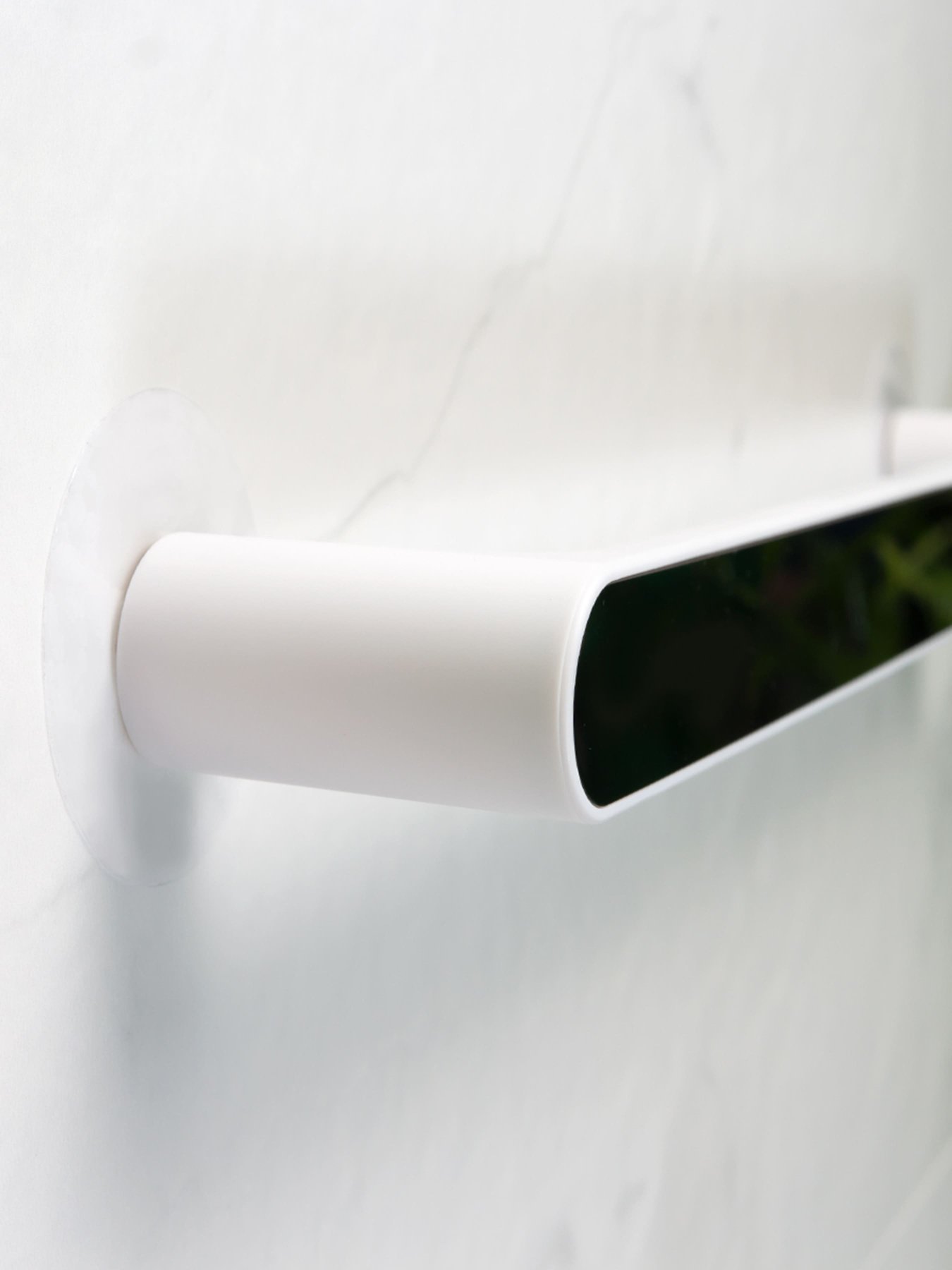 Тримач універсальний клейкий білий з чорним MBM HOME модель BP-30 WHITE/BLACK Фото