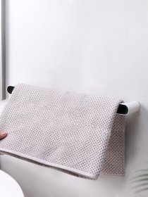 Тримач універсальний клейкий білий з чорним MBM HOME модель BP-30 WHITE/BLACK Фото