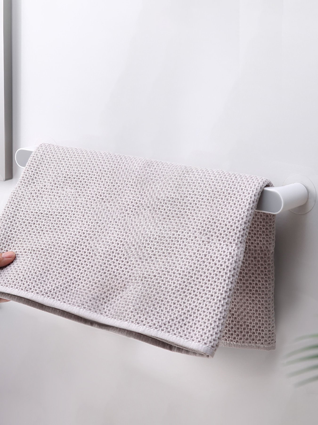 Тримач універсальний клейкий білий з сірим MBM HOME модель BP-30 WHITE/GRAY Фото