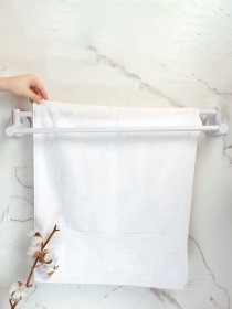 Тримач для рушників подвійний клейкий MBM HOME модель BP-31 WHITE Фото