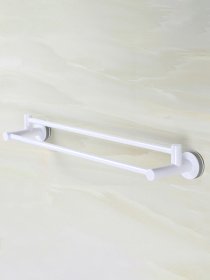 Тримач для рушників подвійний клейкий MBM HOME модель BP-31 WHITE Фото