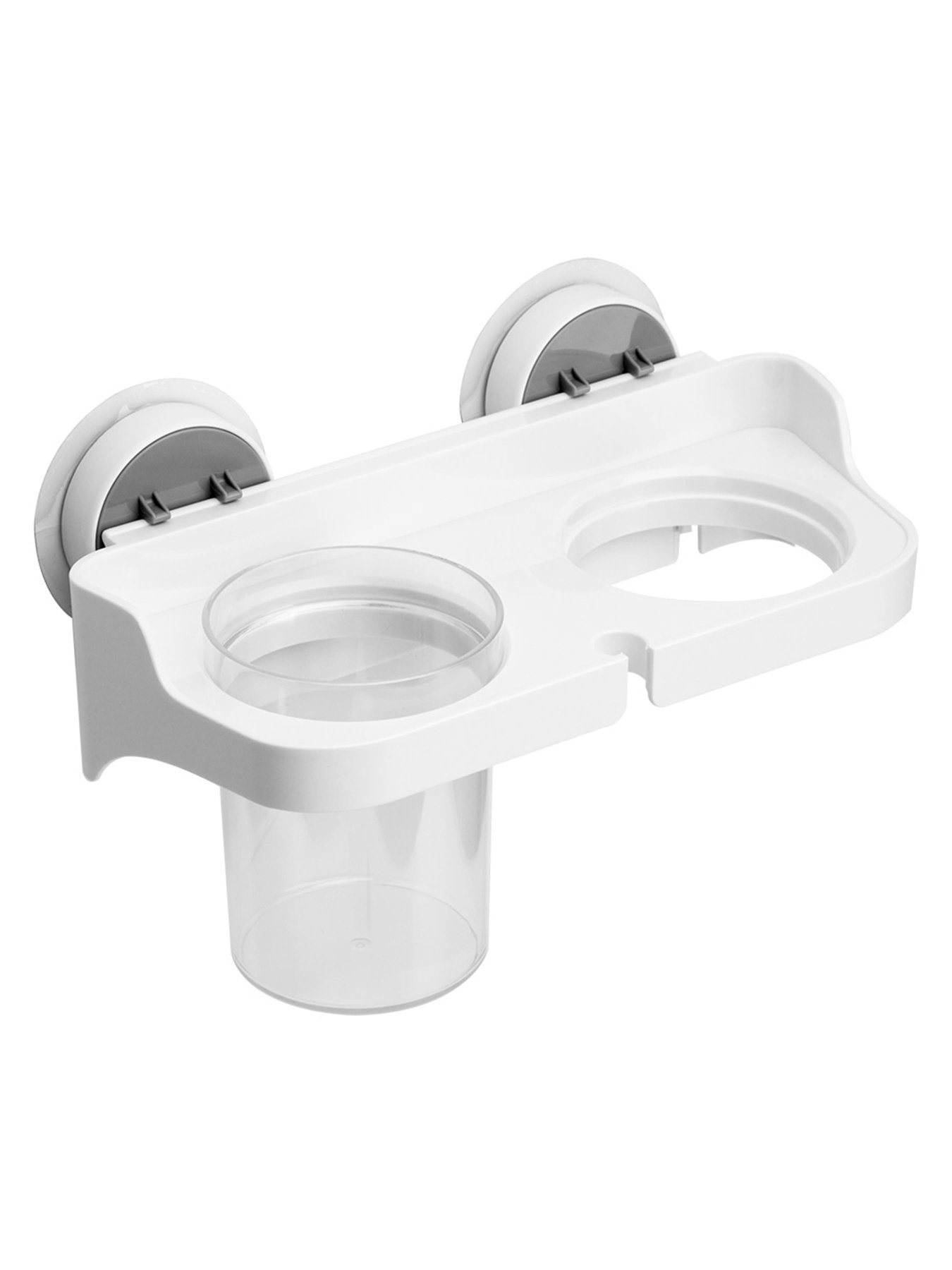 Тримач для фену зі стаканом клейкий MBM HOME модель BP-5 WHITE Фото