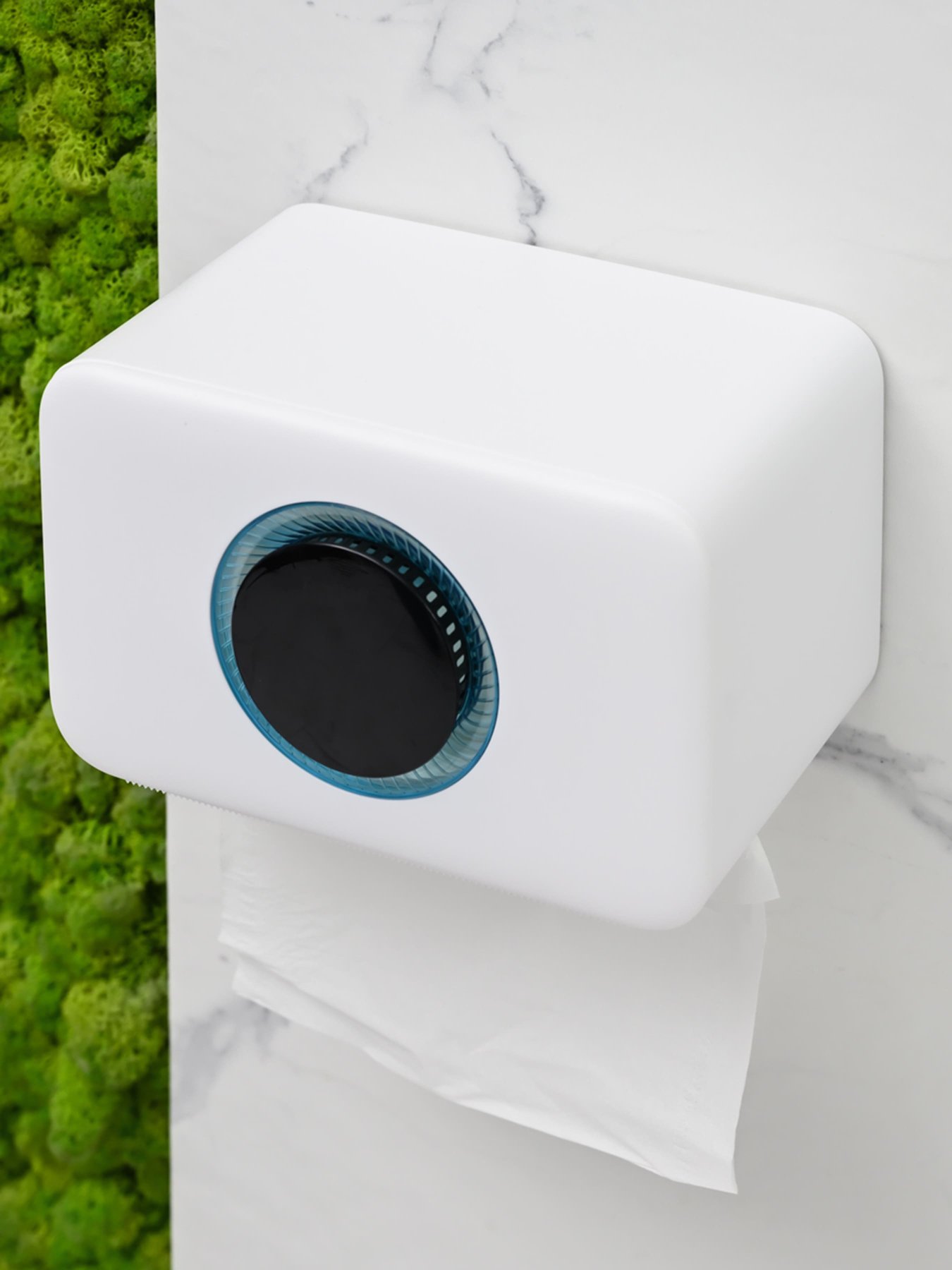 Тримач для туалетного паперу з отвором для аромасаше MBM HOME модель BP-41 WHITE/GRAY Фото